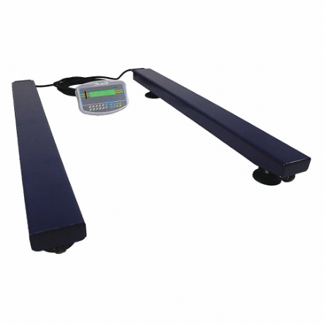 Pallet Beam Scale, 2200 Lb Weight Capacity, 52 3/8 Inch Width Surface Depth