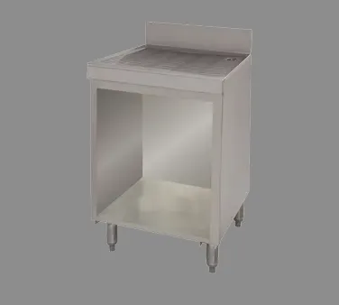 Drainboard, Open Cabinet Base, 48 X 21 X 33 Inch Size