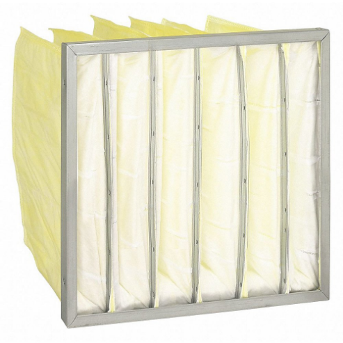 AIR HANDLER 5E864 Pocket Air Filter Fiberglass 24 x 24 x 10 Inch | AE3MDX