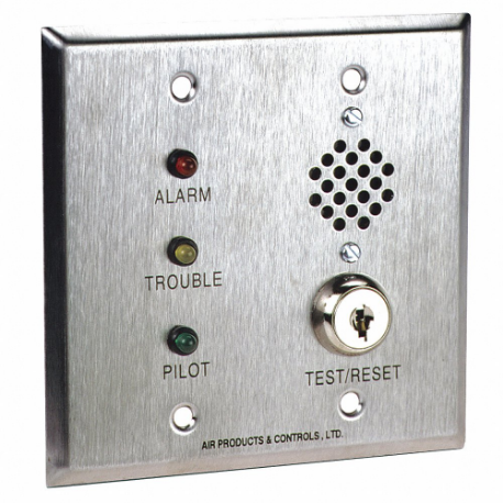 Remote Alarm Accessory, Steel, Wall, 1 1/2 Inch Depth, 4 1/2 Inch Length