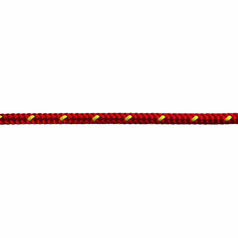 ALL GEAR AG12SP12200G Arborist Climbing Line, 12 Strand, 150 Ft. Length, Orange/Red/Yellow | CJ6PBZ