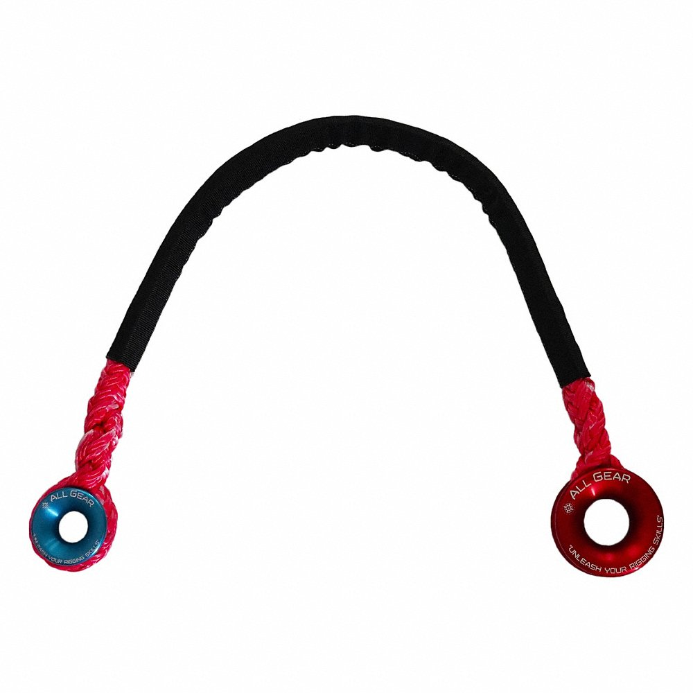ALL GEAR AG12SP12RR-30 Ring To Ring Sling, 12 Strand Polyester, 1/2 Inch Dia., 30 Inch Length, Red | CJ6PPR