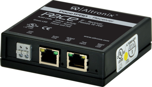 Receptor Ethernet, largo alcance, puerto único, 100 Mbps por puerto
