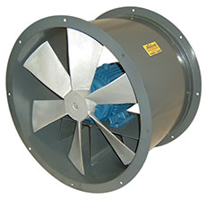 Duct Fan, Direct Drive, Explosion Proof, Size 36 Inch, 3 Phase, 3 HP