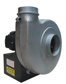 Pressure Blower, Direct Drive With Wheel, 1-1 / 2 HP, 3 Phase, Aluminium