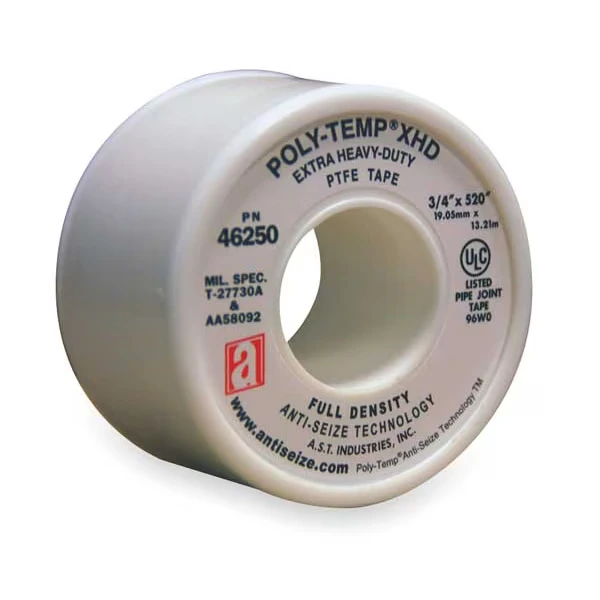 Thread Sealant Tape, 3/4 Inch W, 520 Inch L