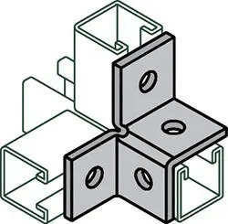 ANVIL 2400010605 4 Hole Double Corner Connector, Green | BU2AVH