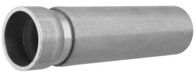 Transition Nipple Grooved, Stainless Steel, Zinc Plated