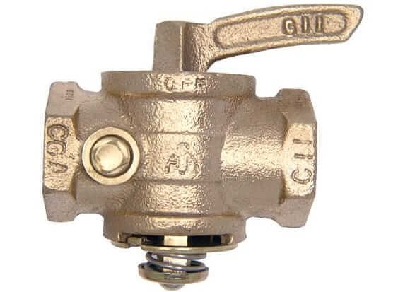 Válvula de combustión principal de gas, tamaño de 2 pulgadas, bronce