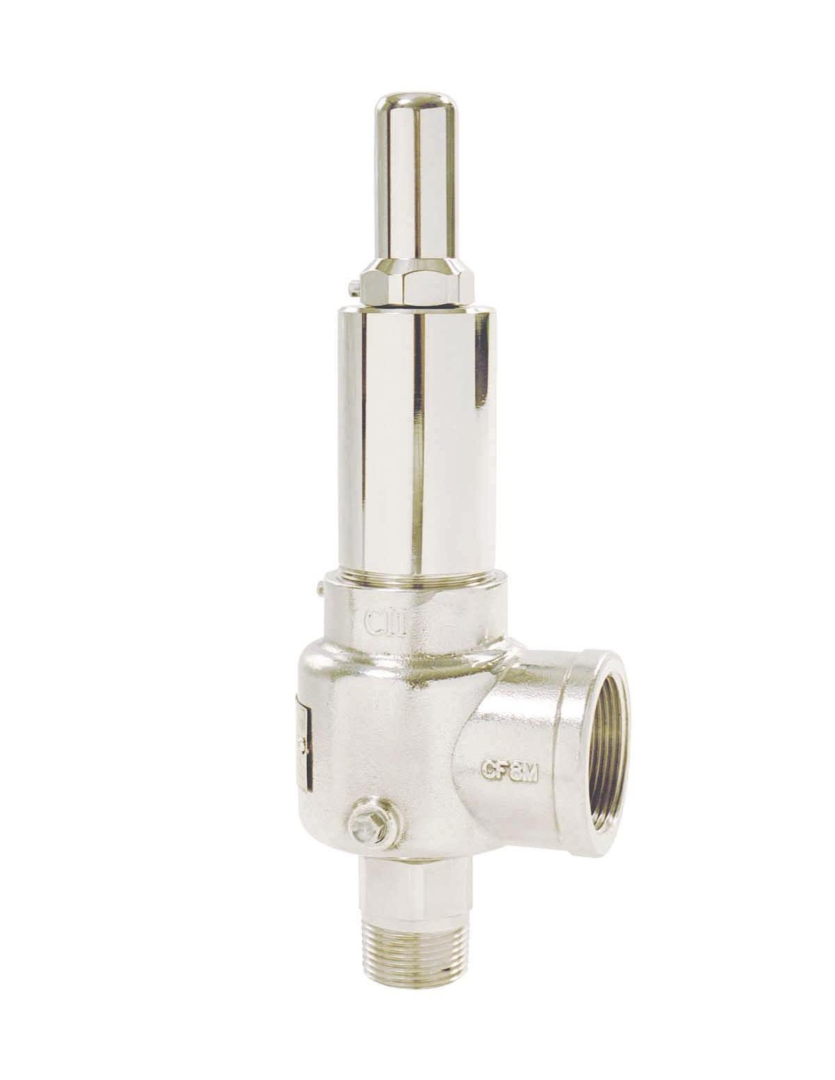 Relief Valve, E Orifice, 3/4 Inch Size, Stainless Steel