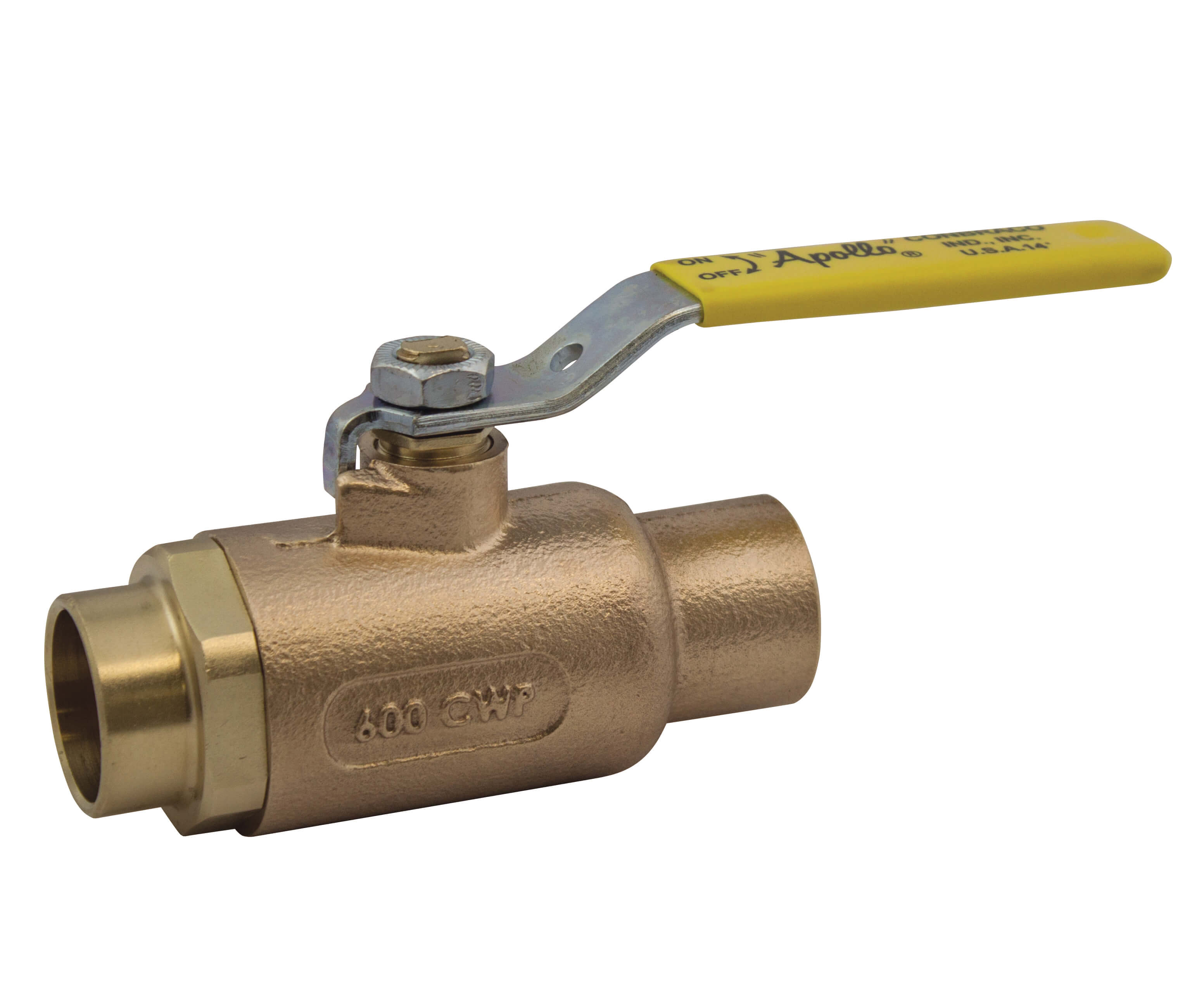 Ball Valve, Size 1 Inch, Bronze, Stainless Steel, Ball And Stem
