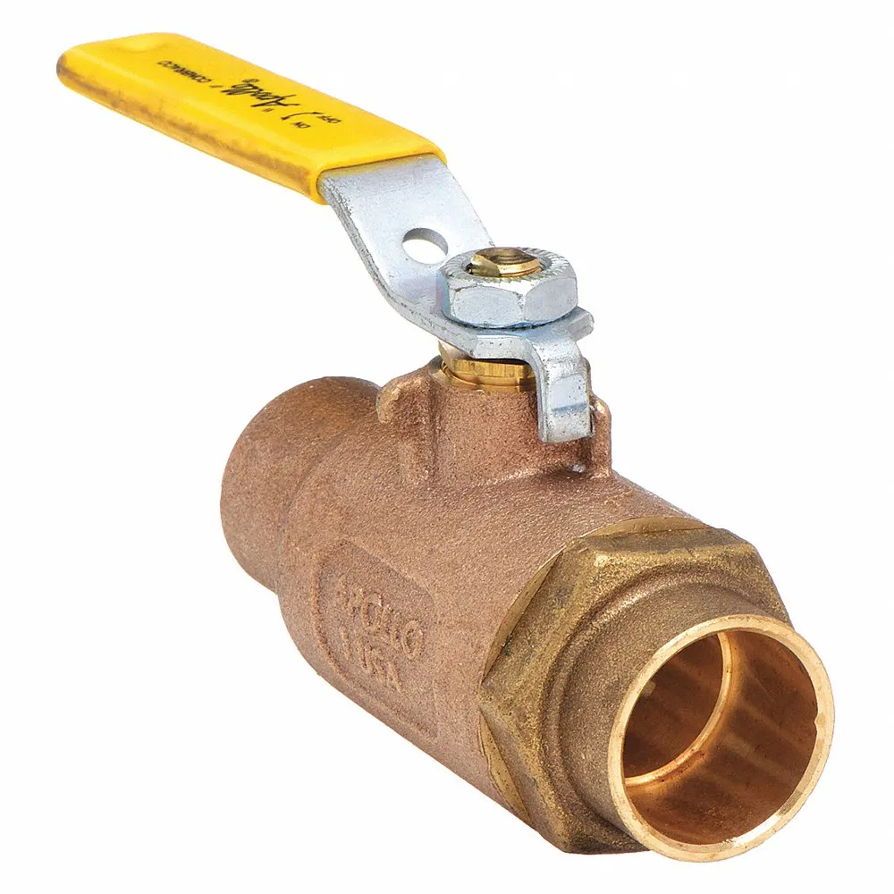 APOLLO VALVES 70-204-01 Bronze Ball Valve Inline Solder 3/4 In | AB9NNX 2EEH5