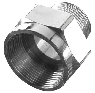 Adaptor, Stainless Steel, 3 Inch X 1-1/4 Inch