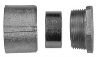 Three Piece Coupling, 3-Piece, Threaded Type, 2-1/2 Inch Trade Size