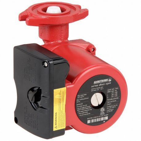 Hydronic Circulating Pump, Multi-Speed, Flanged, 5/16 HP, 31 ft Max. Head