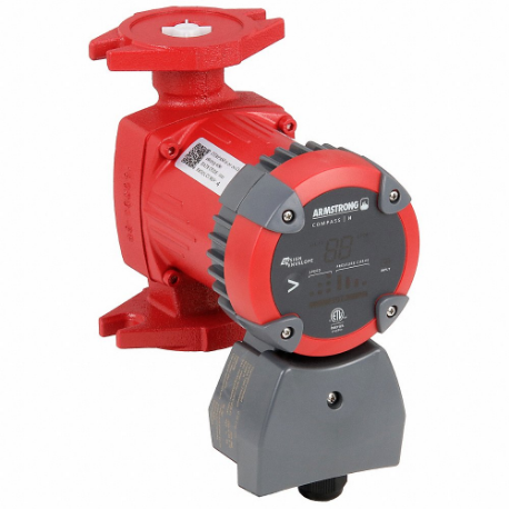 Hydronic Circulating Pump, Energy Efficient, Flanged, 1/16 HP, 20 ft Max. Head