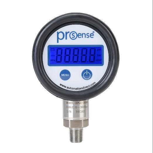PROSENSE DPG13000 Digital Pressure Gauge, 0 To 3000 Psig, 0.5 Perc. Of