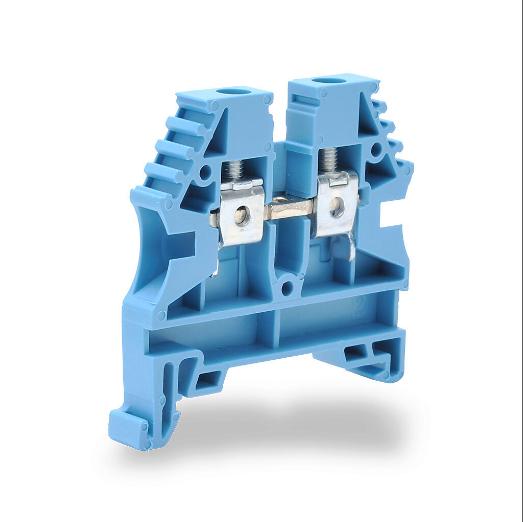 Bloque de Terminales, 26-10 Awg, Azul, 30A, Montaje en Riel Din de 35mm, Paquete de 100