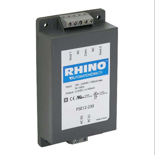 Switching Power Supply, +/-12 VDC At 1.3A/30W, 120/240 VAC Or 120-370 VDC Nominal Input