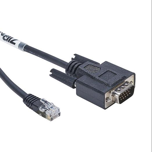 Stepper Cable, 6P4C Rj11 To 15-Pin D-Sub Hd15 Male, Shielded, Twisted Pair