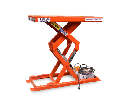 Scissor Lift Table, 52 Inch Platform Width, 70 Inch Height, 6000 lbs Capacity