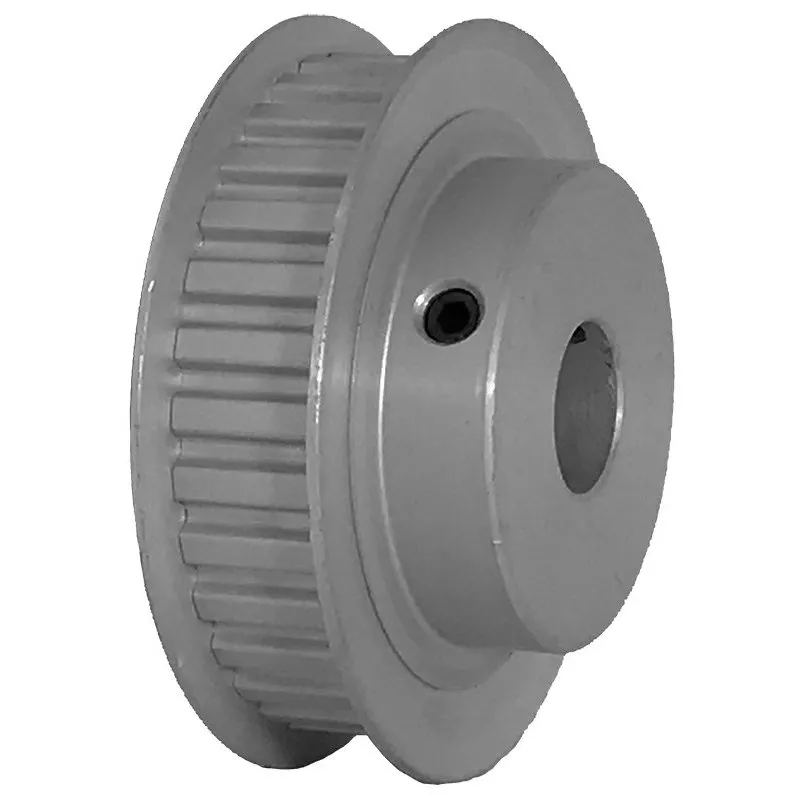 B & B MANUFACTURING 32XL037-6FA6 Timing Pulley, Aluminum, Clear Anodized | CY7GQW