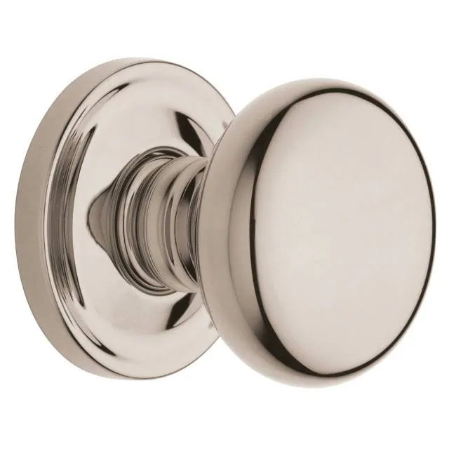 BALDWIN ESTATE 5015.055.FD Dummy Pair Door Knobs Lifetime Bright Nickel | CY7VQN