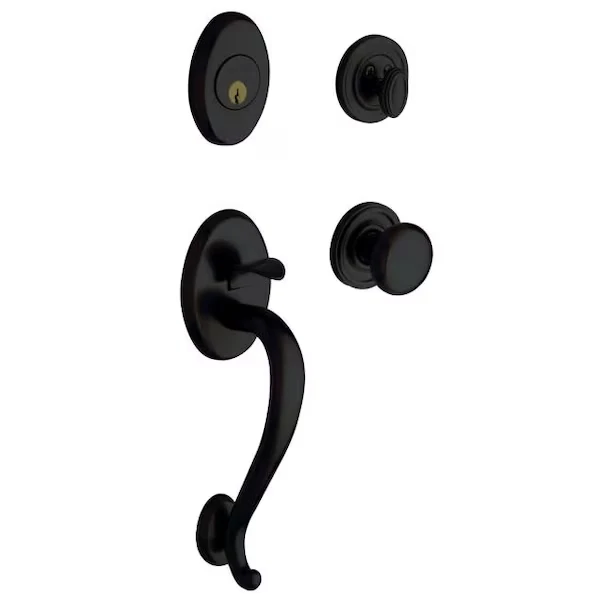 BALDWIN ESTATE 85315.190.FD Full Dummy Handlesets Satin Black | CY7UQD