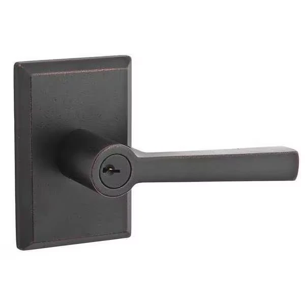 BALDWIN FILTERS EN.TAP.RSR.481 Lever Lockset, Taper /Rustic Arch Rose | CY7VRR