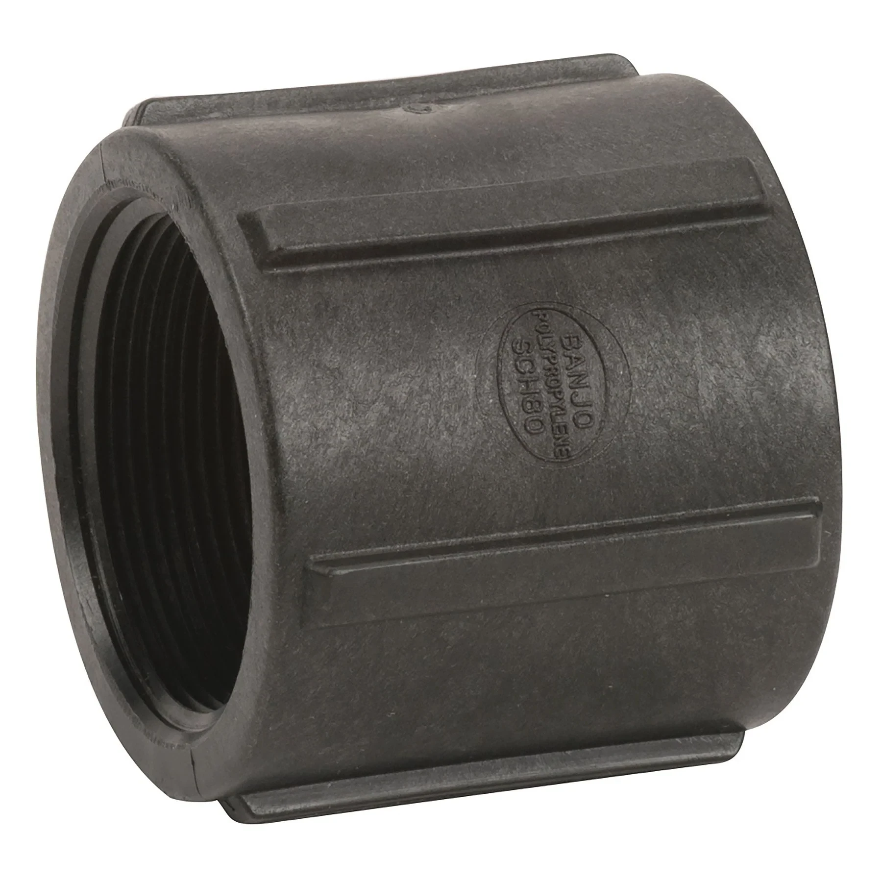 BANJO FITTINGS CPLG200 Pipe Coupling 2 Inch Fpt 150 Psi Black | AB2KDP 1MJX5