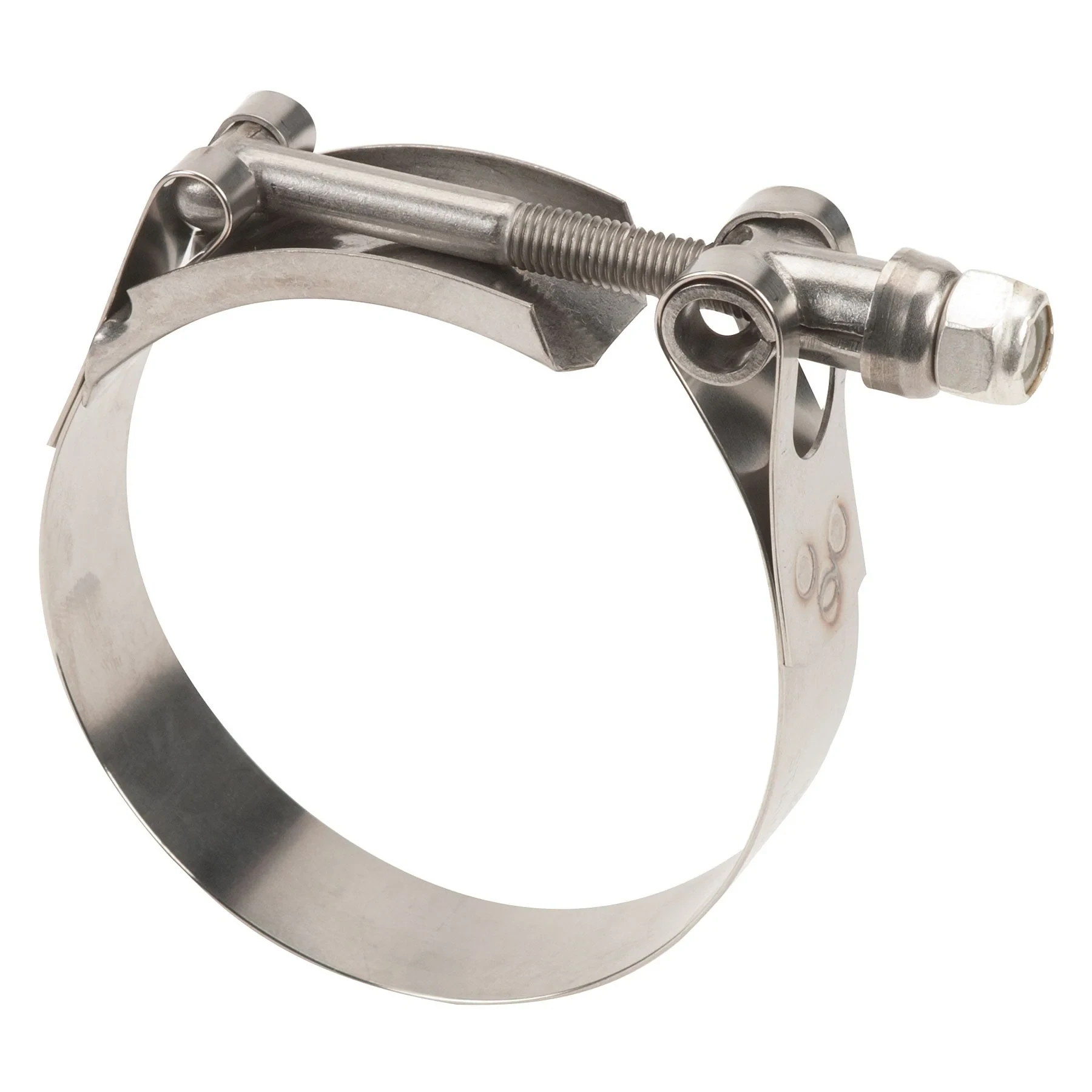 BANJO FITTINGS TC250 T-Bolt Stainless Steel Hose Clamp, 2 Inch Size | BW8MWG