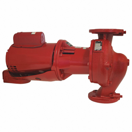 Bomba de circulación hidrónica, 3 piezas, bridada, 1 1/2 HP, 46 pies máx. Cabeza