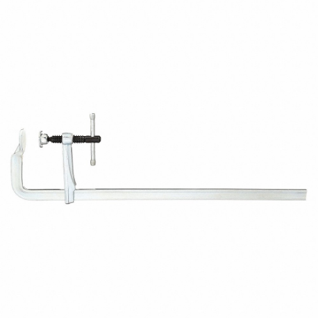Bar Clamp, Light Duty, Sliding T Handle, 12 Inch Jaw Opening -