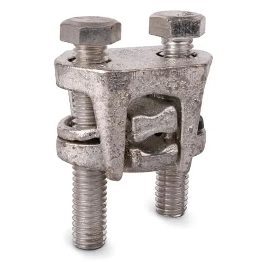 Two-Bolt Connector, 1/0 To 4/0 AWG Conductor Size, Aluminum