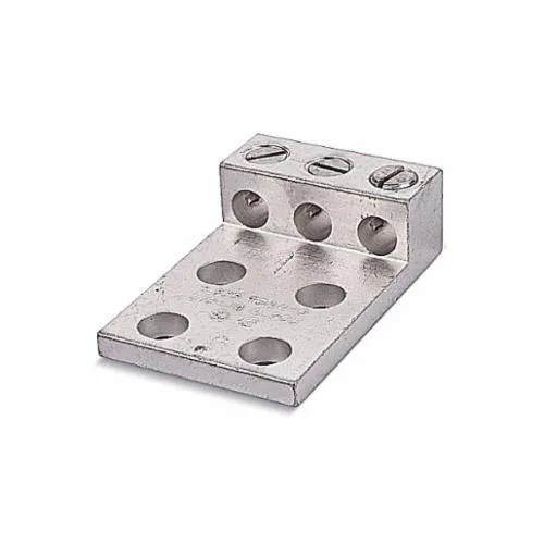 Mechanical Connector, 6 To 3/0 AWG Conductor Size, Tin Plated Finish, 3PK