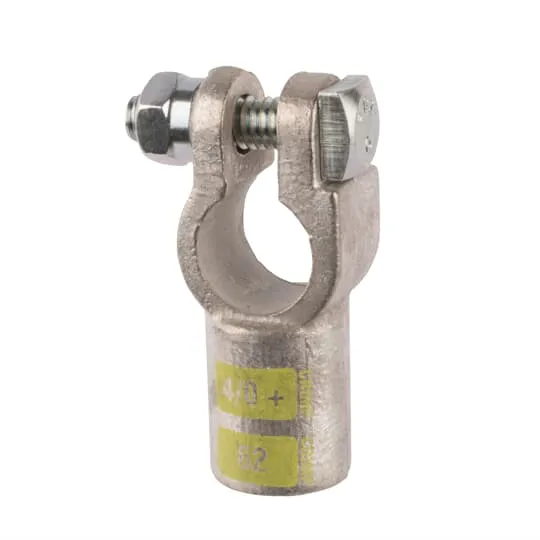 Battery Connector, 4 AWG Conductor Size, Tin Electroplated Finish, Color-Keyed, 30PK