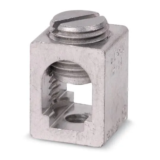 Rectangular Connector, 14 To 2 AWG Conductor Size, Tin Plated Finish, 90 Deg C Temp Range