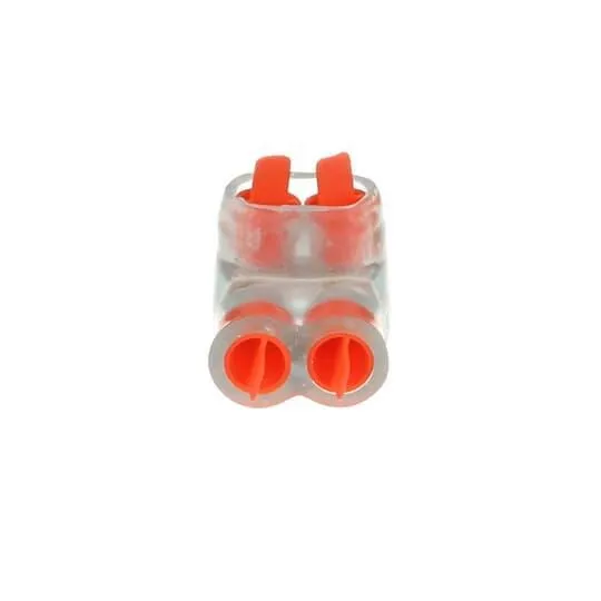 Multi-Tap Cable Block, 1-Way 2-Outlet Encapsulated Type, 90 Deg C Temp Range, 600 VAC, 25PK