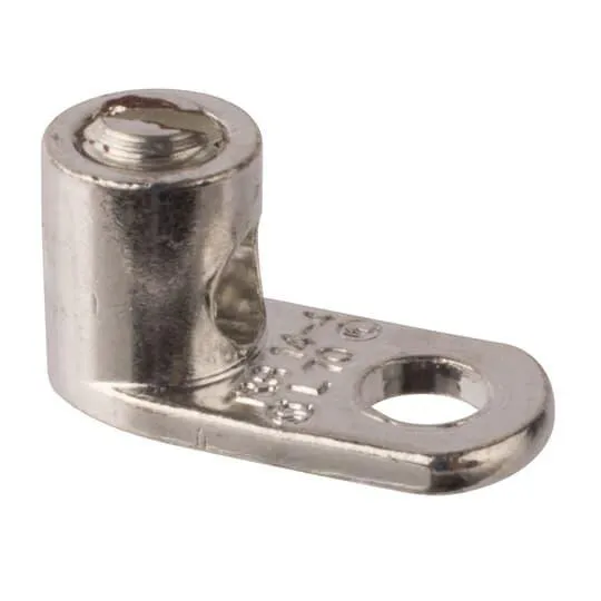 Mechanical Connector, 14 To 4 AWG Conductor Size, Tin Plated Finish, 100PK