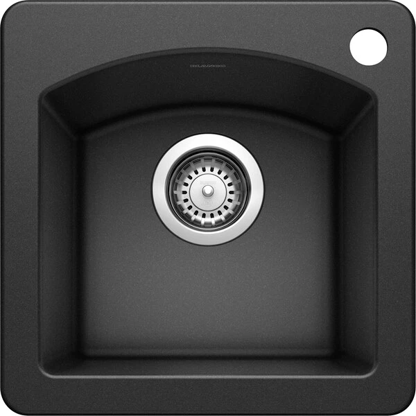 Diamond Silgranit Dual Mount Bar Sink, Anthracite