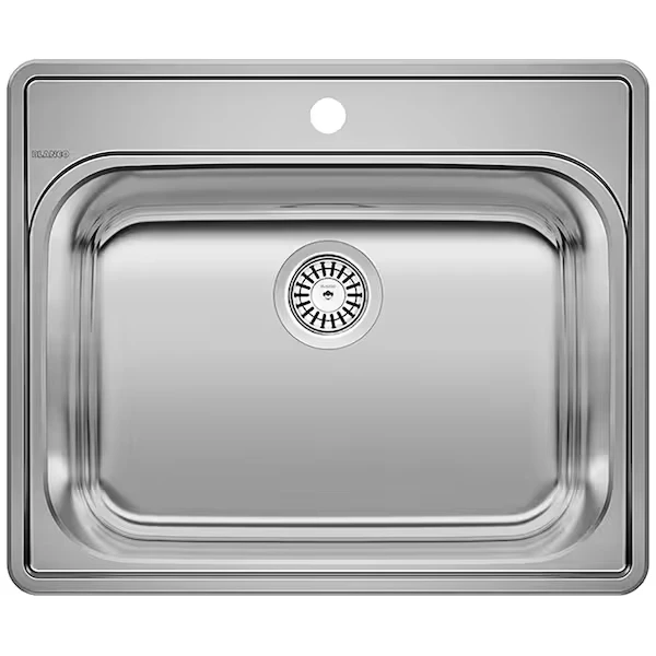 22 Inch W x 25 Inch L x 12 Inch H, Drop-in, Stainless Steel, Essential Laundry Sink