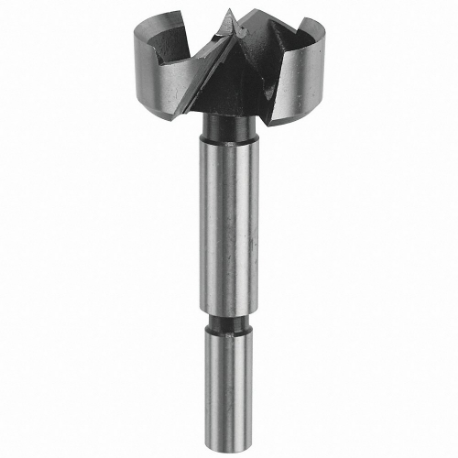 Forstner Drill Bit, 1 3/4 Inch Drill Bit Size, 4 Inch Overall Length, 1 3/4 Inch Shank Dia