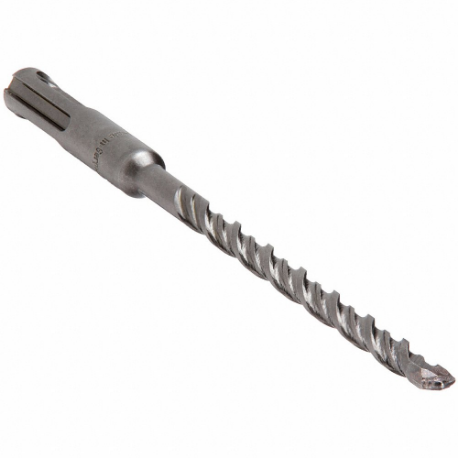 Taladro de martillo perforador, tamaño de broca de 3/16 pulgada, profundidad máxima de perforación de 4 pulgadas, longitud de 6 pulgadas
