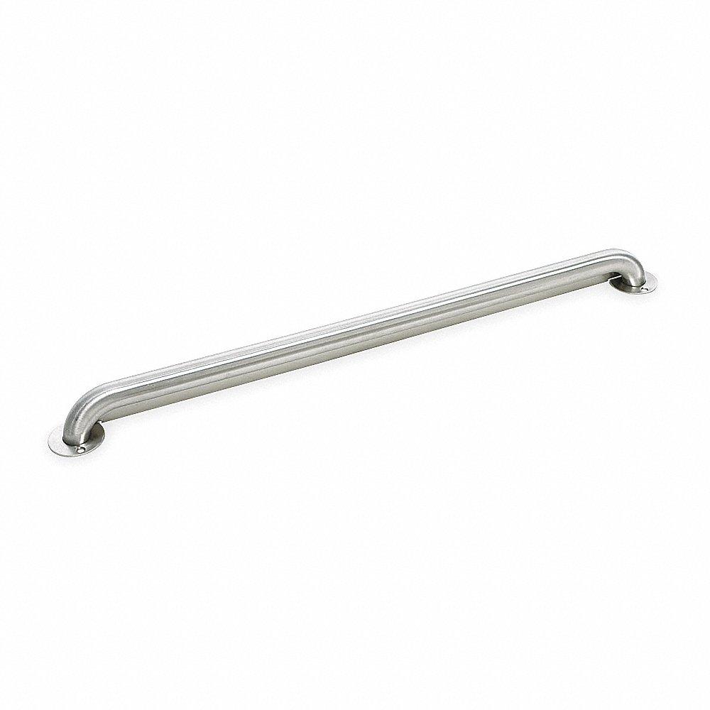 Grab Bar, Front Mounted, Stainless Steel, 36 Inch Length, 1 1/2 Inch Dia.