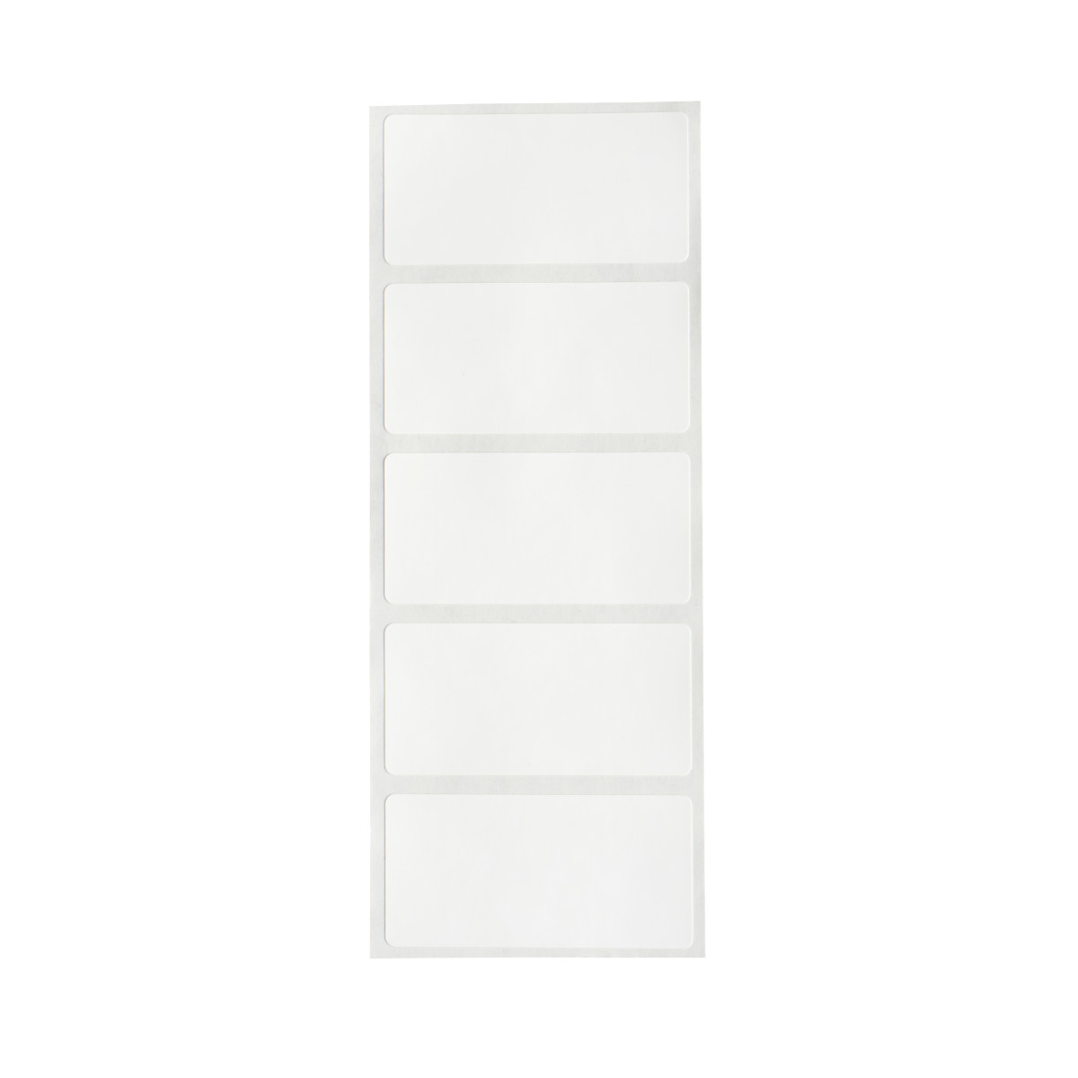 Printer Label, 3/4 Inch x 1 1/2 Inch, Polyester, White, 1000 Label