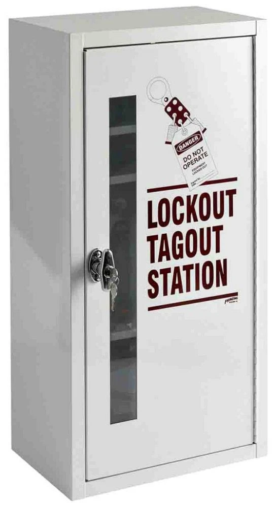 Lockout Tagout Station with Locking Handle