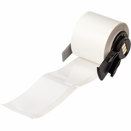 Label, 2 3/4 Inch Size x 1 1/4 in, 1 1/4 in, Polyester, White, 100 Labels