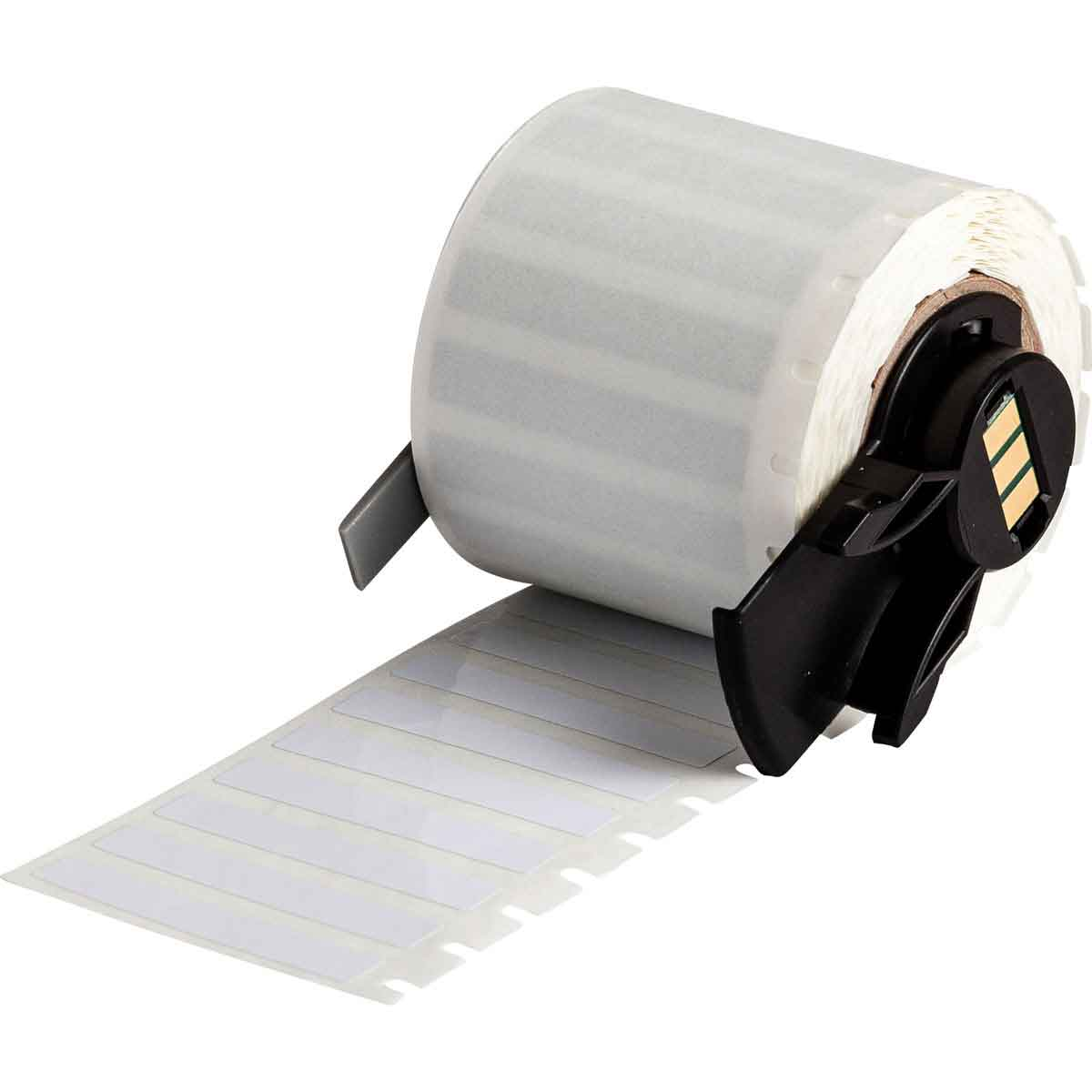 Label, 1/4 x 1 1/2 Inch, 38 3/32 mm, Polyimide, White, 750 Label per Roll, -80 Deg C