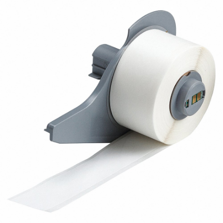 Continuous Label Roll, 1 Inch X 50 Ft, Polypropylene, White, Indoor
