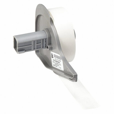 Continuous Label Roll, 1/2 Inch X 50 Ft, Autoclavable Polyester, Clear, Indoor